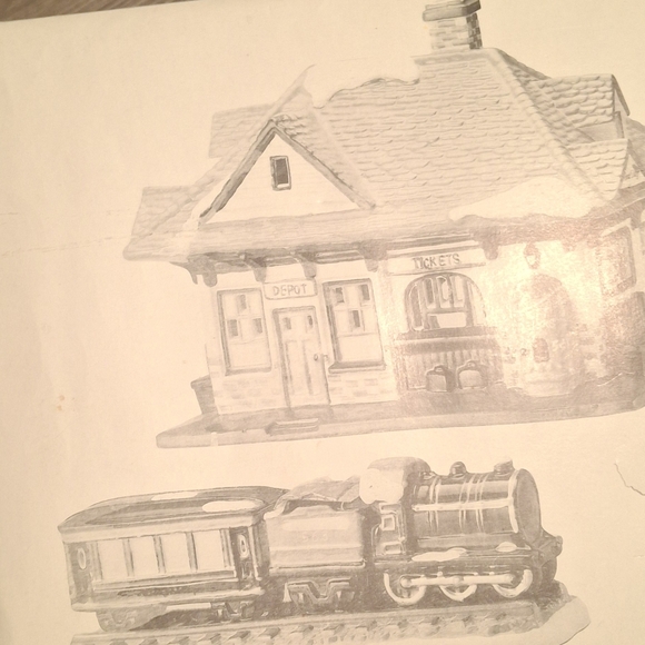 🎄The Original Snow Village  《Village Station And Train》🎄 - Picture 10 of 16